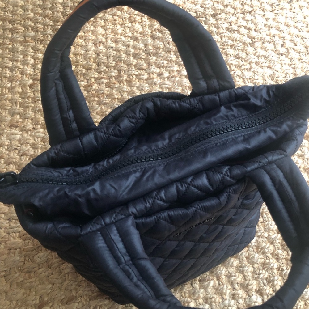 MZ Wallace Mini Metro Deluxe Tote. Black. Quilted. - Picture 9 of 14